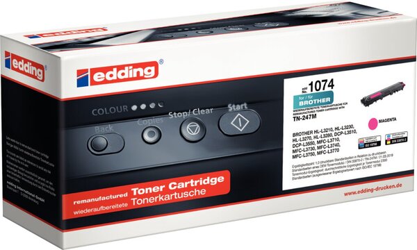 edding Toner edd-1074, magenta ersetzt Brother TN-247M