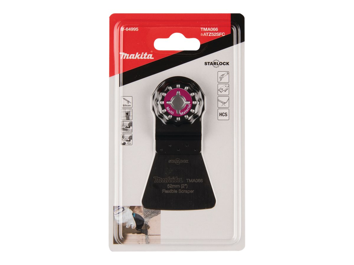 MAKITA TMA066 - Spachtel - für Fliesenkleber, Farbe, weiche Rückstände, Fugensi