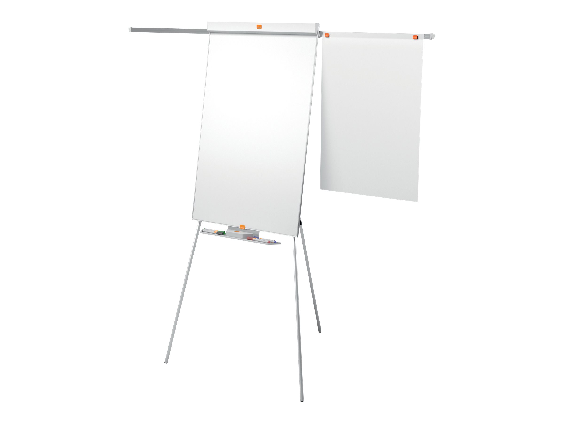 nobo Flipchart Mobil Stahl Nano Clean, magnethaftend, weiß