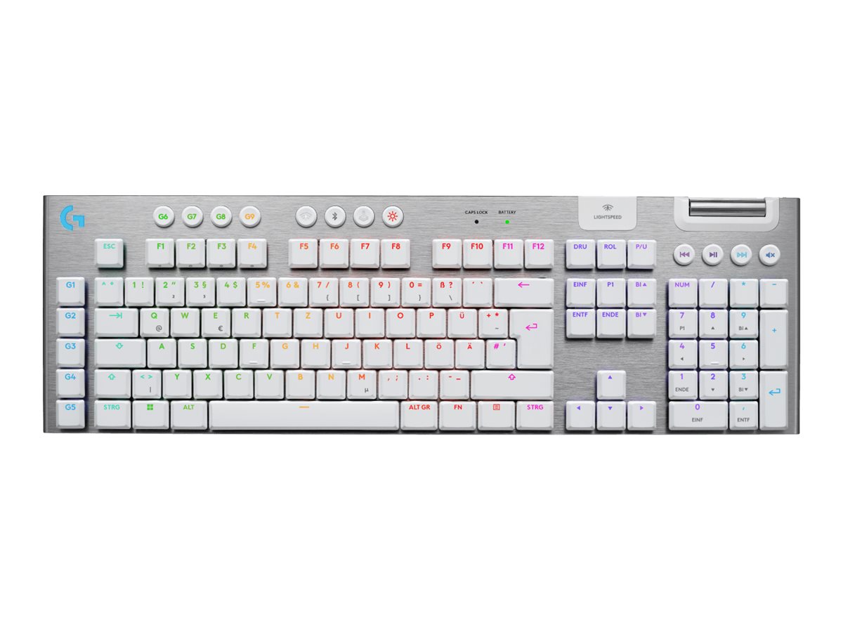 LOGITECH G915 X LIGHTSPEED Wireless Gaming Keyboard White (DE)