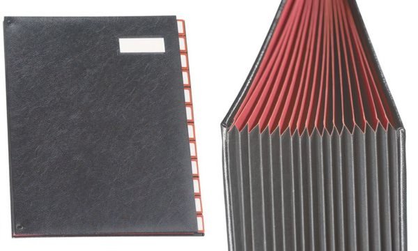 extendos Pultordner Serie 97, 12 Fä cher, mit Taben (335282000)