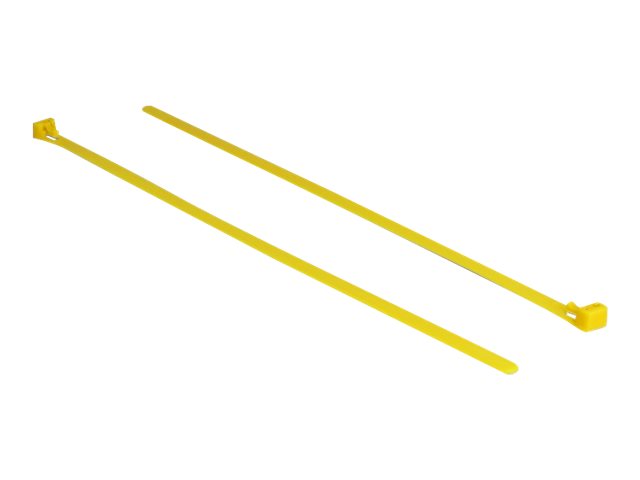 DELOCK Kabelbinder wiederverw. b.85øC 200x7.5mm 100Stk gelb