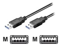goobay USB 3.0 A Kabel 1,8 m schwarz