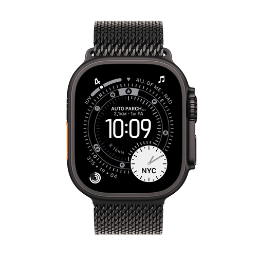 APPLE Watch Ultra 3 Titanium Cellular 49mm Schwarz (Milanaise Titan schwarz) Me
