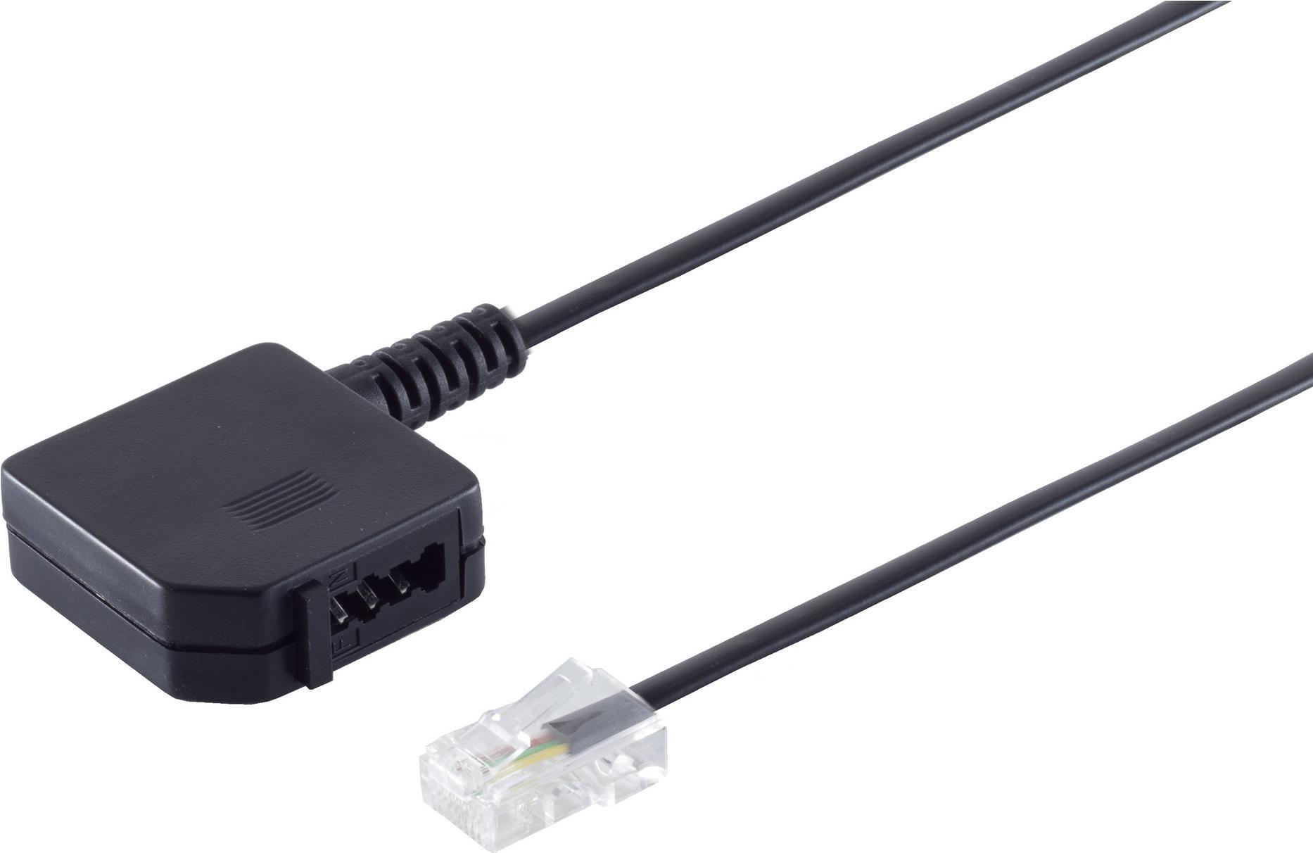 S-CONN S/CONN maximum connectivity Telefon Adapter-Western-Stecker 8/4 auf TAE 