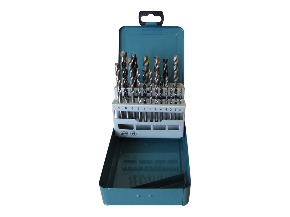 MAKITA D-46202 - Drill - Bohrerbit-Set - Metall - Holz - 3 - 4 - 5 - 6 - 8 - 10