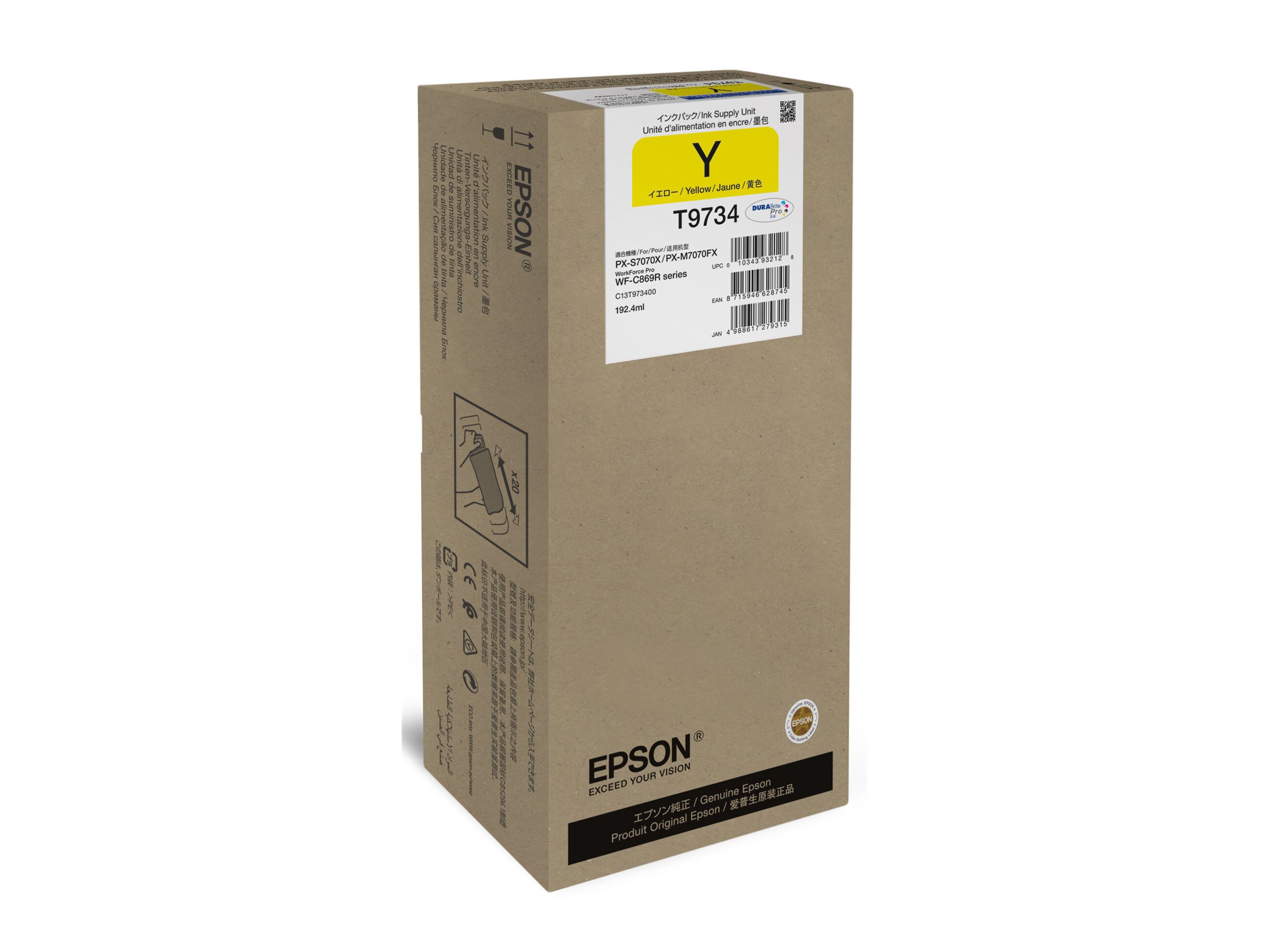 EPSON Tinte gelb 192.4ml
