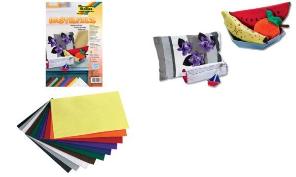 folia Bastelfiz, 200 x 300 mm, 150 g/qm, farbig sortiert (57905079)