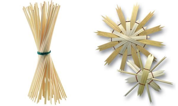 folia Bastelhalme, Länge: 220 mm, n atur (57905510)