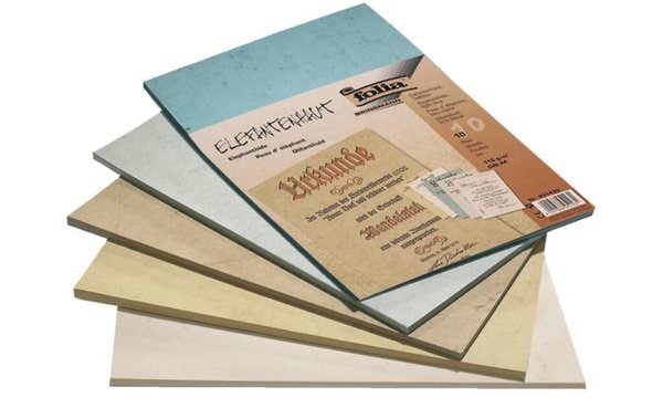 folia Elefantenhaut, DIN A4, 110 g/ qm, weiß, 50 Blatt (57905305)