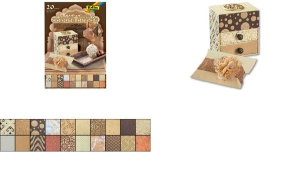 folia Naturpapierblock RAJASTHAN, DIN A4, 20 Blatt (57905032)