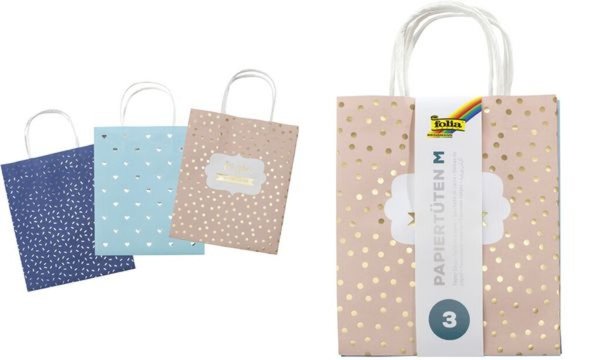 folia Papiertüten HOTFOIL, Kraftpap ier, 120 x 55 x 150 mm (57906144)