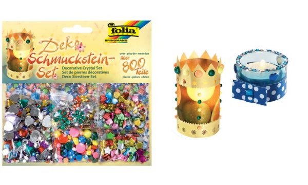 folia Schmucksteine-Set, über 800 T eile sortiert (57905045)