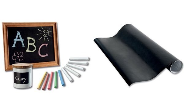 folia Tafelfolie/Kreidefolie, aus P VC, 450 mm x 2 m, schwarz (57905126