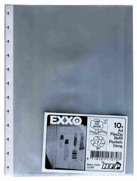 Klarsichthüllen für Sichtbuch Flexzip A4