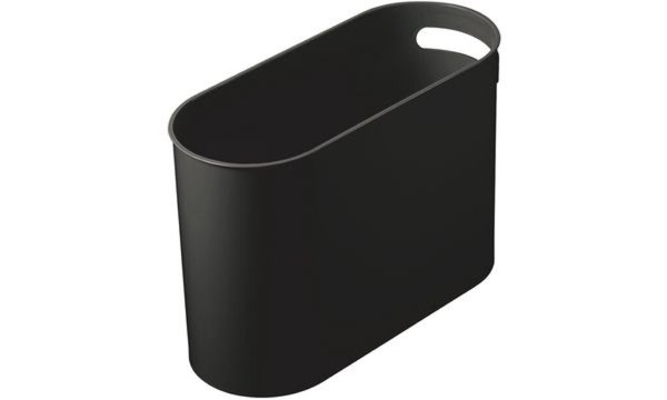 helit Papierkorb the oval, 22 Lit er, PS, schwarz (5161076)