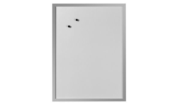 herlitz Magnettafel, (B)400 x (H)60 0 mm, aus Metall, weiß (10524627)