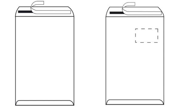 herlitz Versandtasche, DIN C5, ohne Fenster, weiß (10837144)