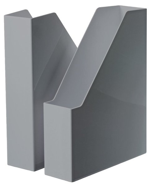 i-Line Stehsammler hochglänzend dunkelgrau, A4