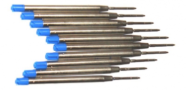 Großraum- Kugelschreibermine blau - 10 Stück