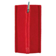 magnetoWipe ecoAware aus 100% rPET-Filz (rot)