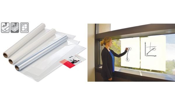 nobo Weißwandtafel-Rolle Instant, 6 00 x 800 mm, glasklar (5532523)