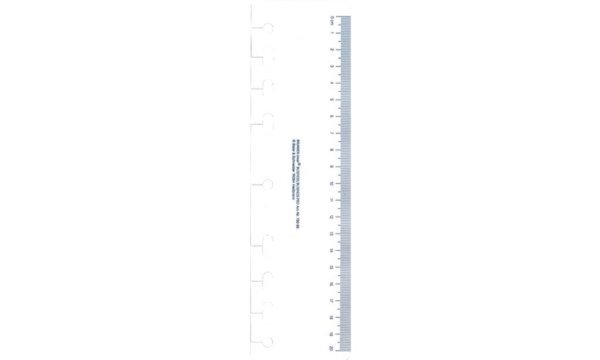 rido idé Kalender-Einlage Lineal, transparent (6250058)