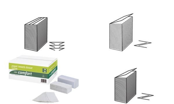 satino by wepa Handtuchpapier Comfo rt, 250 x 230 mm (6420653)