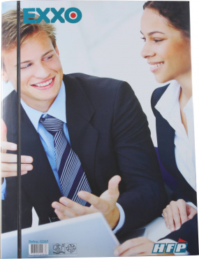 Sichtbuch Sichthüllenmappe A3 schwarz mit Einschubtasche auf dem Vorderdeckel