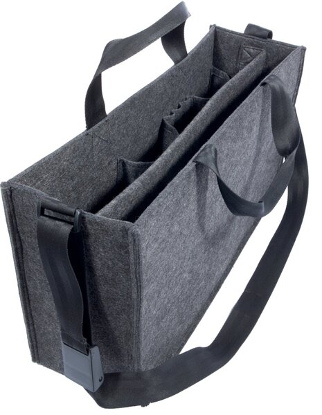 sigel Business-Filztasche Desk Sharing Bag, Größe: L, grau