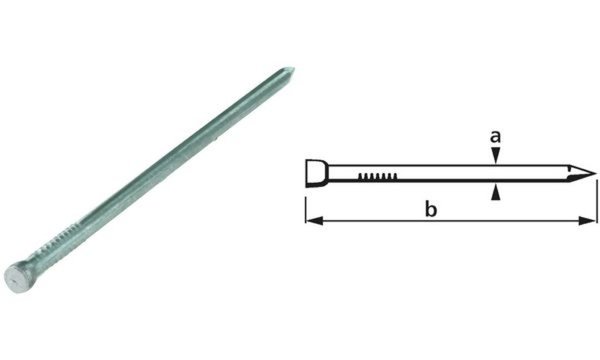 suki. Drahtstift, Stauchkopf, 1,2 x 20 mm, blank, 400 g (11660075)
