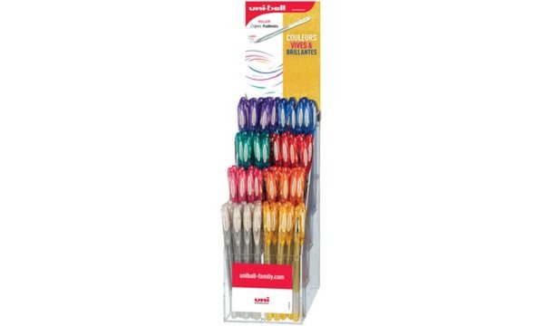 uni-ball Gelschreiber SIGNO Glitter , 120er Display (5654812)