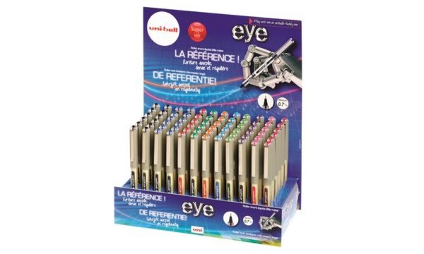 uni-ball Tintenroller eye fine UB-1 57, 120er Display (5654397)