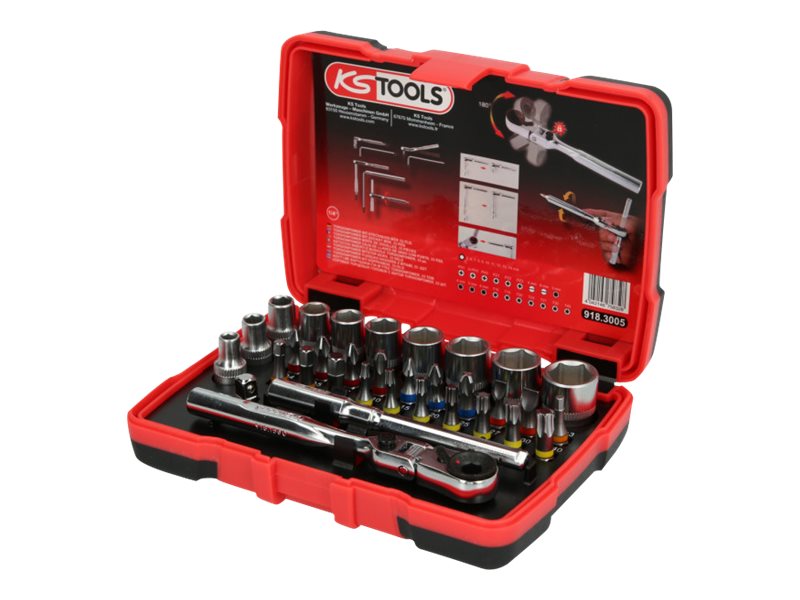 Image KS TOOLS 1/4 TORSIONpower Bit-Satz,33-tlg. (918.3005)