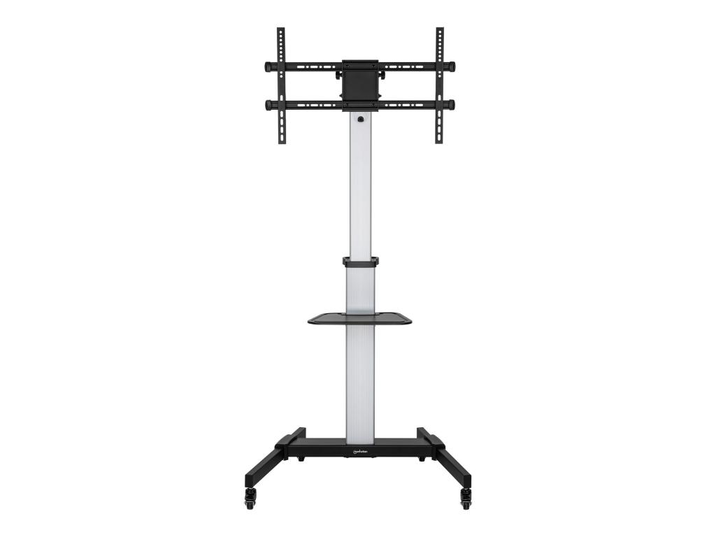 Image MANHATTAN Aluminium Multimedia TV-Ständer auf Rollen von 93,98 bis 218,44cm 37-