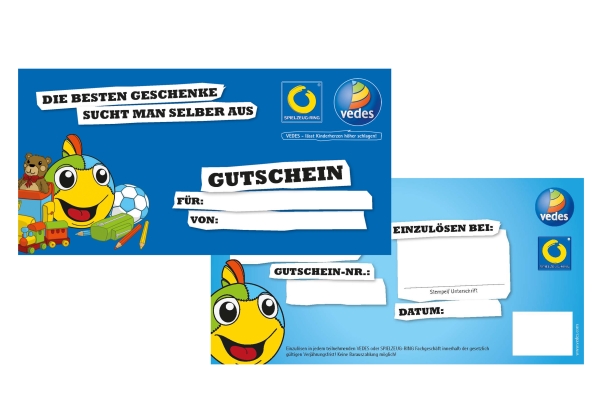 Image 100 V/SR VEDI Kinder-Gutscheine