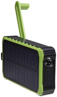 Image DENVER Powerbank Solar PSO-10012 10000mAh +  Hand Crank Dynamo