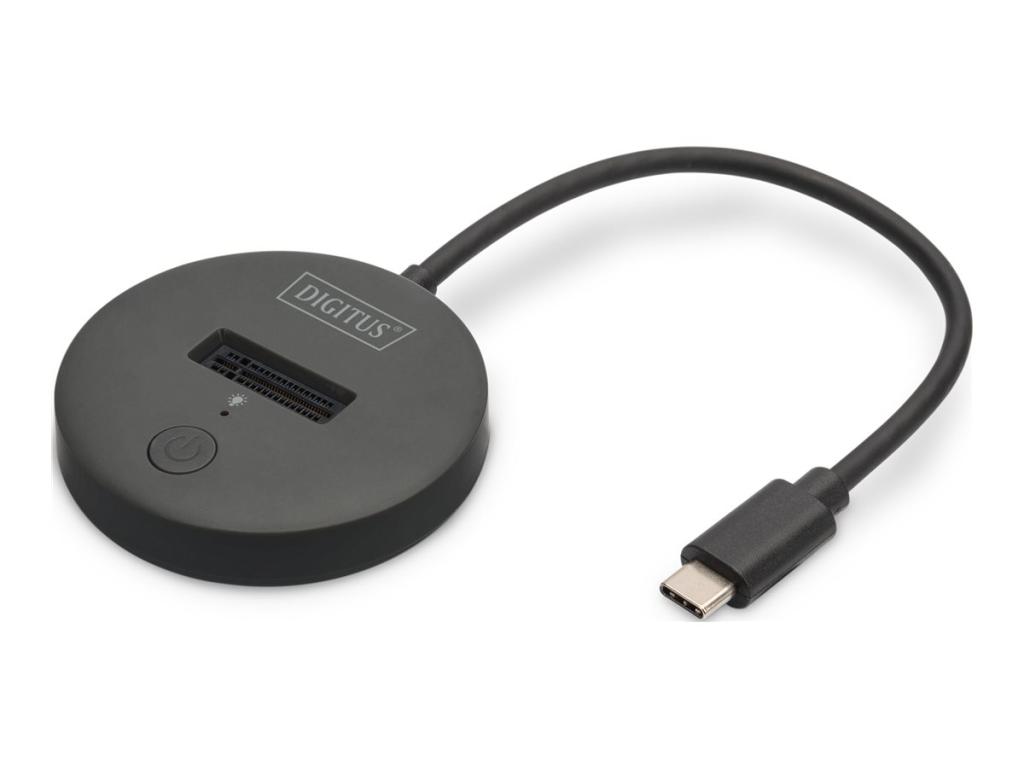 Image DIGITUS SSD Docking Station, USB-C Anschluss, schwarz