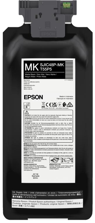 Image EPSON POS SJIC48P-MK ink cartridge for ColorWorks C8000e,ÿ480 ml (C13T55P540)