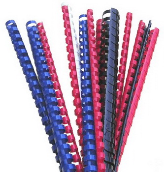 Image Plastik-Binderücken 4,5 mm rot - 100 Binderücken