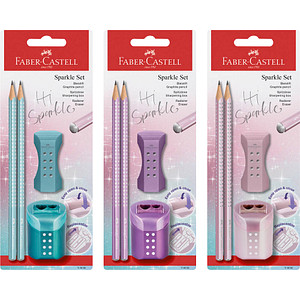 Image FABER-CASTELL Schreibset GRIP SPARKLE, sortiert