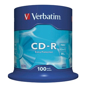 Image 100 Verbatim CD-R 700 MB