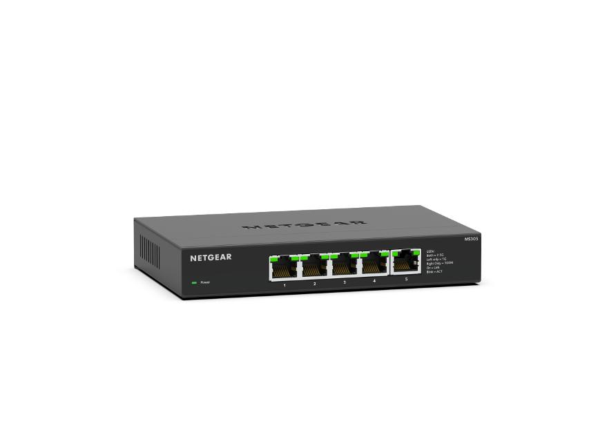 Image NETGEAR SWITCH MULTI-GIGABIT A 5 PORTE 2.5G ( MS305-100EUS )