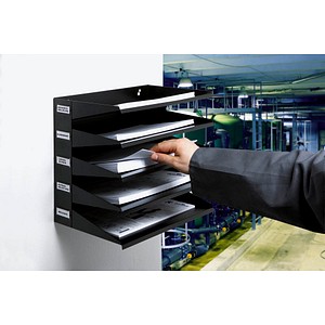 Image DURABLE Sortierstation Business, 5 Fächer, schwarz