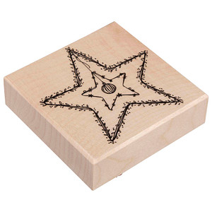 Image Rayher Motivstempel Stern 7,0 x7,0 cm