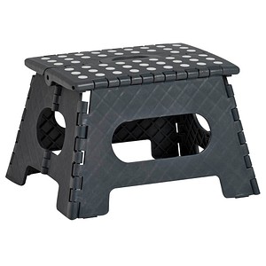 Image Zeller Klapphocker schwarz 1 Stufe, H: 22,0 cm