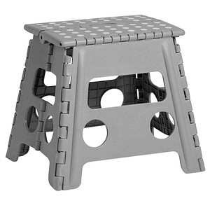 Image Zeller Klapphocker grau 1 Stufe, H: 32,0 cm