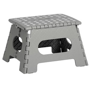 Image Zeller Klapphocker grau 1 Stufe, H: 22,0 cm