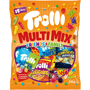 Image Trolli MULTI MIX Friends & Family Fruchtgummi 430,0 g