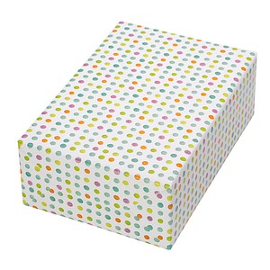 Image JUNG SCHÖNER VERPACKEN Geschenkpapier Punkto Punkte mehrfarbig, 20,0 m